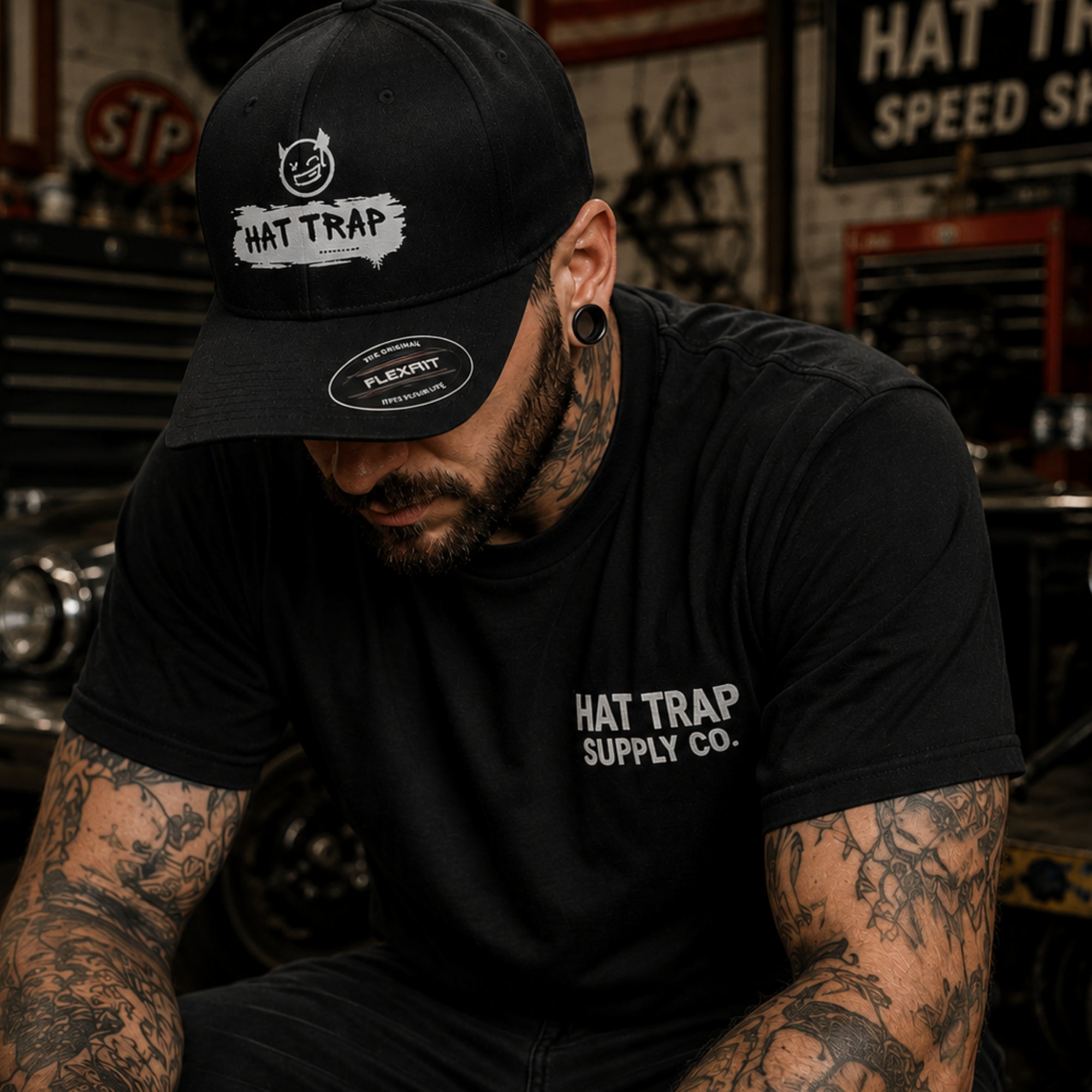 Trap Hat Blk