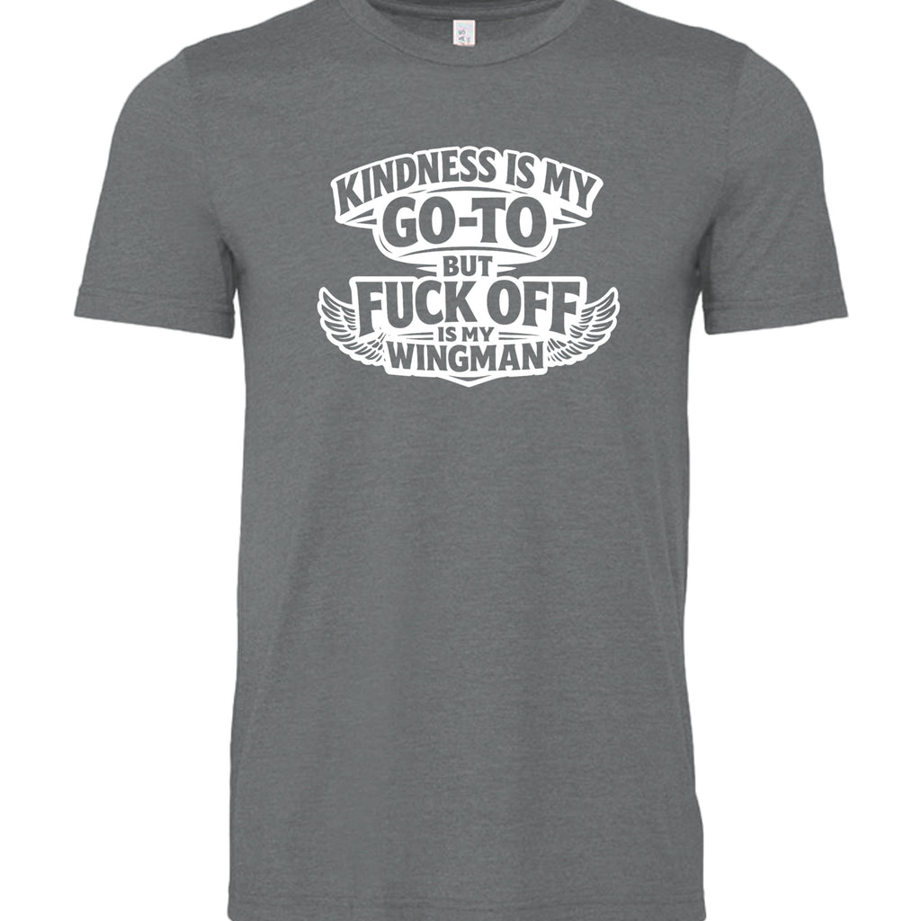 Dark Grey Heather - 3001CVC - FRONT